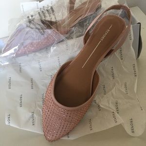 Report Footwear Barcelona Nude flat Sandals Sz 9
